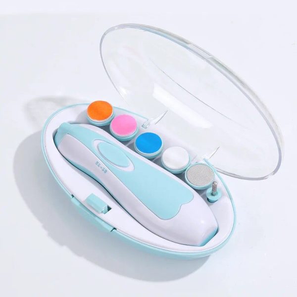 👶 Baby Electric Nail Clipper & Trimmer – Safe Nail Cutter for Newborns & Infants (0M+) | Manicure & Pedicure Set