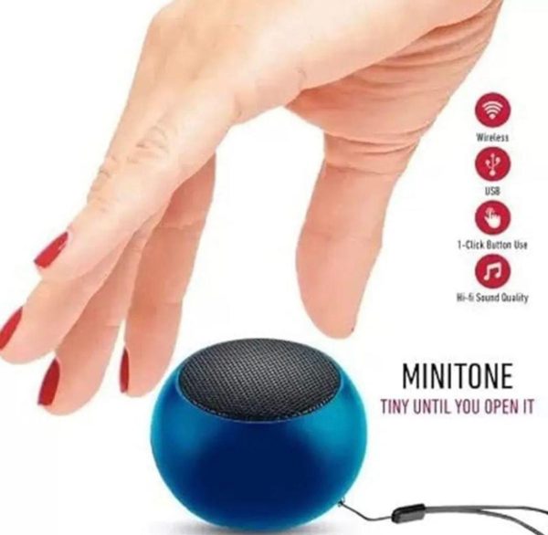 JBL M3 Mini Portable Bluetooth Speaker – Wireless & Rechargeable Pocket-Sized Speaker – Loud Sound with Bass – Random Color