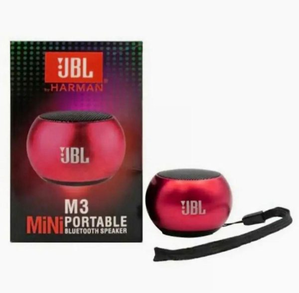 JBL M3 Mini Portable Bluetooth Speaker – Wireless & Rechargeable Pocket-Sized Speaker – Loud Sound with Bass – Random Color