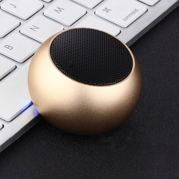 Mini Portable Wireless Bluetooth Speaker – Rechargeable Compact Speaker with Card Slot – Powerful Sound – Random Color