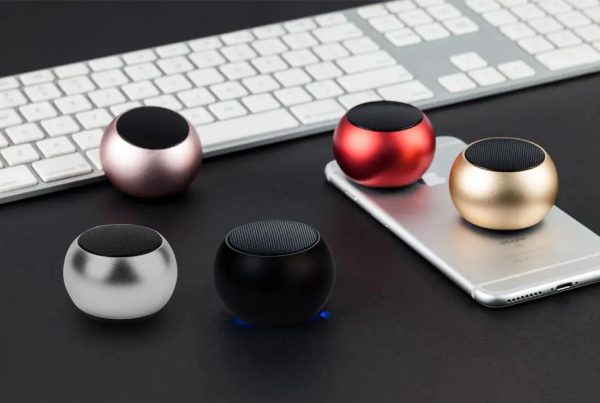 Mini Portable Wireless Bluetooth Speaker – Rechargeable Compact Speaker with Card Slot – Powerful Sound – Random Color