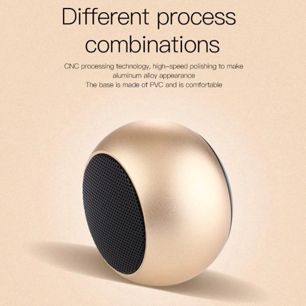 Mini Portable Wireless Bluetooth Speaker – Rechargeable Compact Speaker with Card Slot – Powerful Sound – Random Color