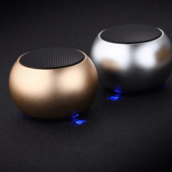 Mini Portable Wireless Bluetooth Speaker – Rechargeable Compact Speaker with Card Slot – Powerful Sound – Random Color