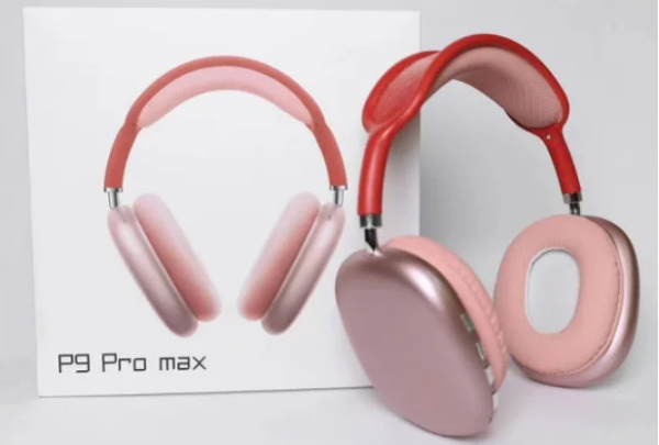 P9 Pro Max Wireless Bluetooth Headphones – Premium Over-Ear Headset for Music, Gaming, Travel, and Daily Use – Best Bluetooth Headset – Random Color