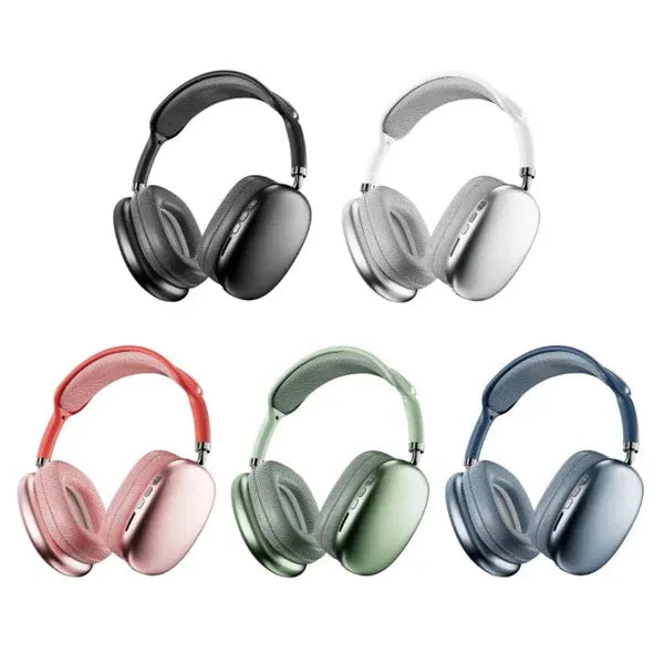 P9 Pro Max Wireless Bluetooth Headphones – Premium Over-Ear Headset for Music, Gaming, Travel, and Daily Use – Best Bluetooth Headset – Random Color