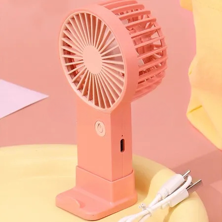 Portable Mini Rechargeable Fan – Compact USB Air Cooler for Summer | Random Colors