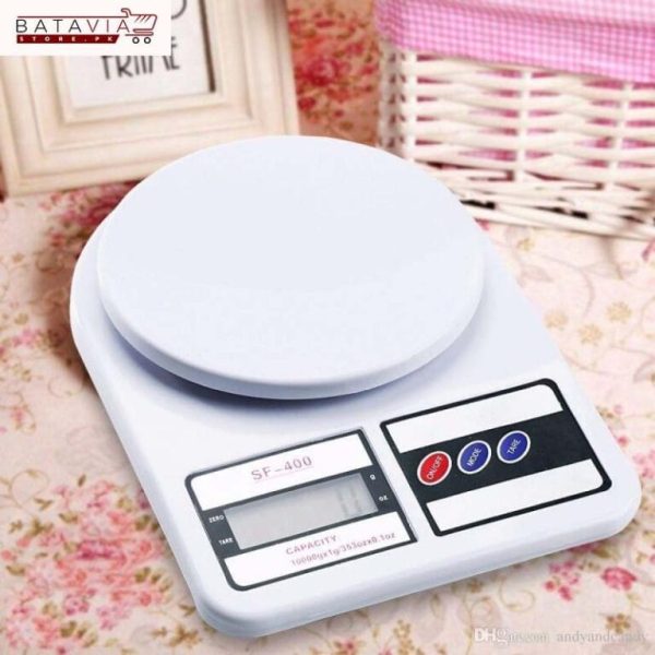 Digital Kitchen Weighing Scale – 1 Gram to 10 Kg Precision Scale – Mini Food & Ingredient Weight Machine – Cell Operated