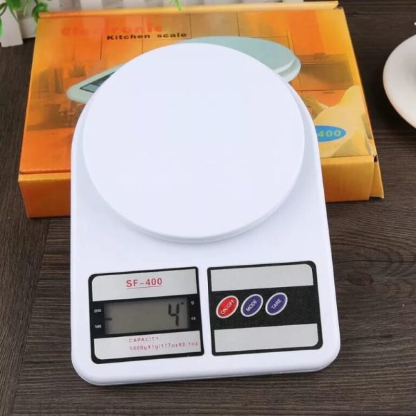 Digital Kitchen Weighing Scale – 1 Gram to 10 Kg Precision Scale – Mini Food & Ingredient Weight Machine – Cell Operated