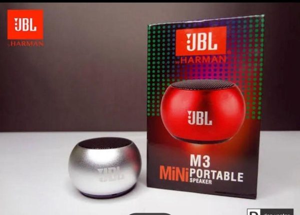 JBL M3 Mini Portable Bluetooth Speaker – Wireless & Rechargeable Pocket-Sized Speaker – Loud Sound with Bass – Random Color