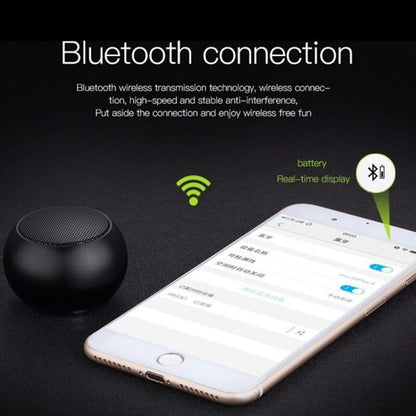 Mini Portable Wireless Bluetooth Speaker – Rechargeable Compact Speaker with Card Slot – Powerful Sound – Random Color