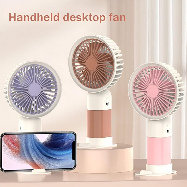 Portable Mini Rechargeable Fan – Compact Single-Speed Air Cooler for Summer Use – Lightweight & USB Powered