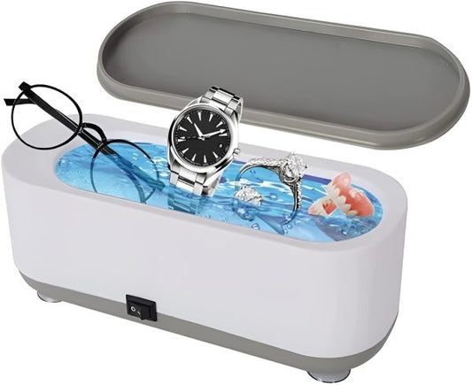✨ Ultrasonic Jewelry & Eyewear Cleaner – Multipurpose Cleaning Machine for Rings, Watches, Glasses & Makeup Brushes (Random Color)